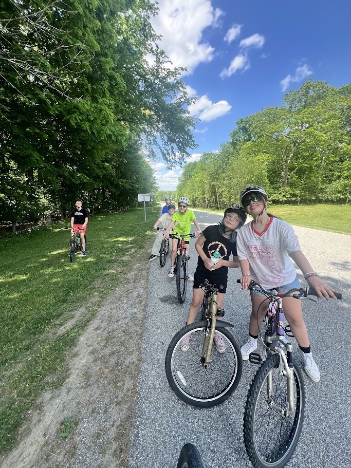 student bikers