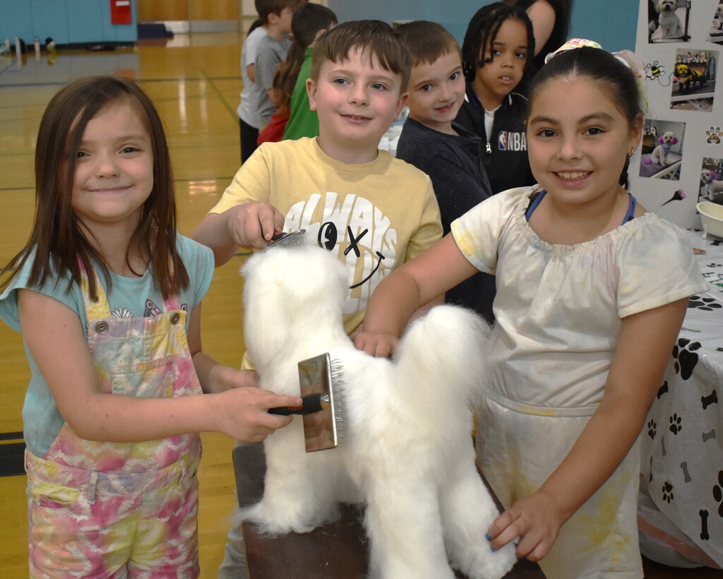 students at career day