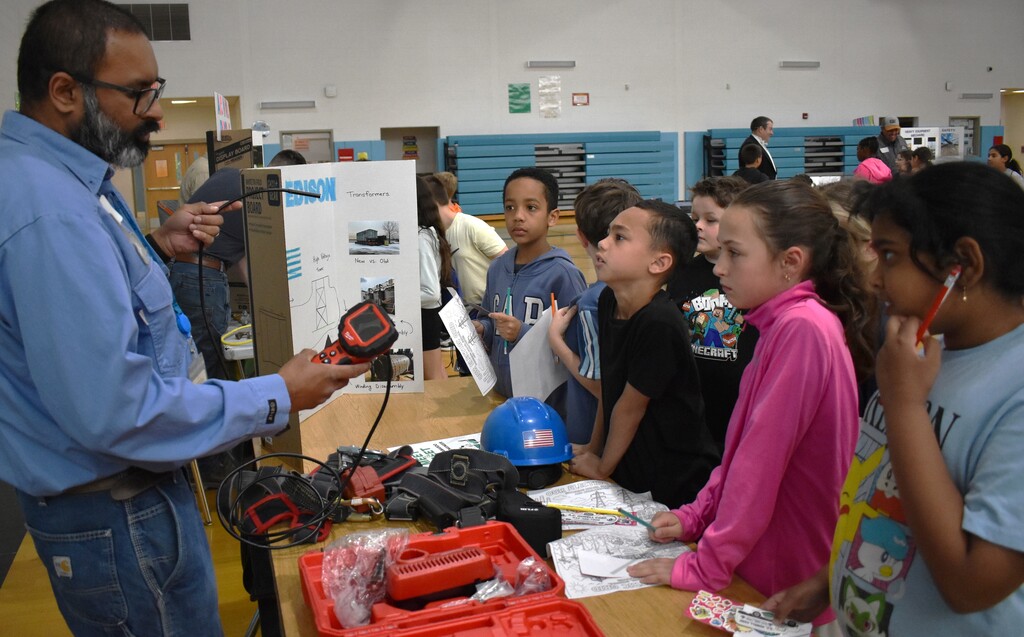 students at career day