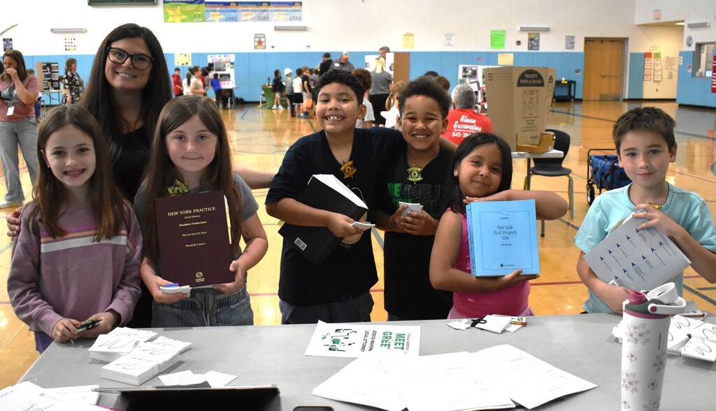students at career day