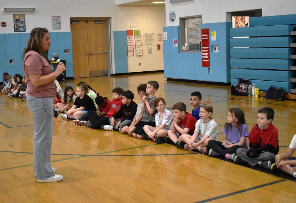 students at career day