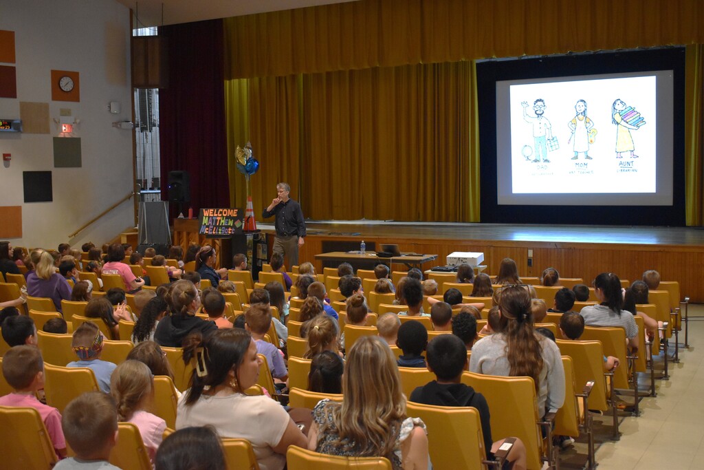 author at school