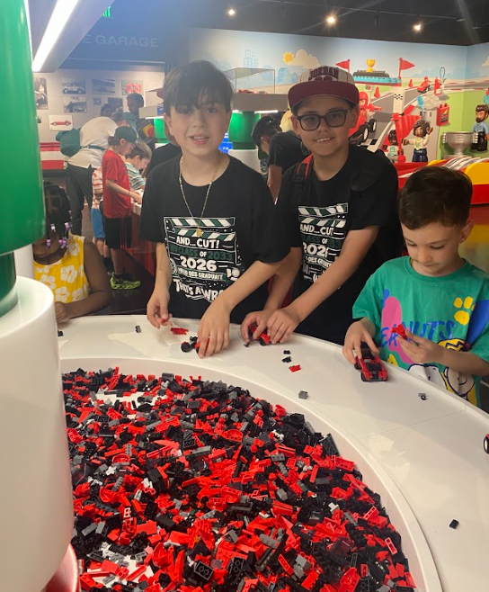 students at legoland