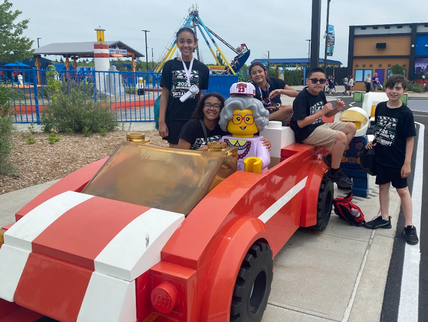 students at legoland