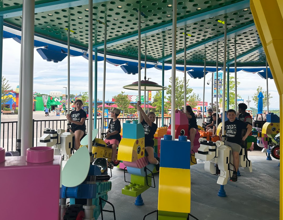 students at legoland