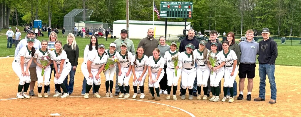 softball girls and family