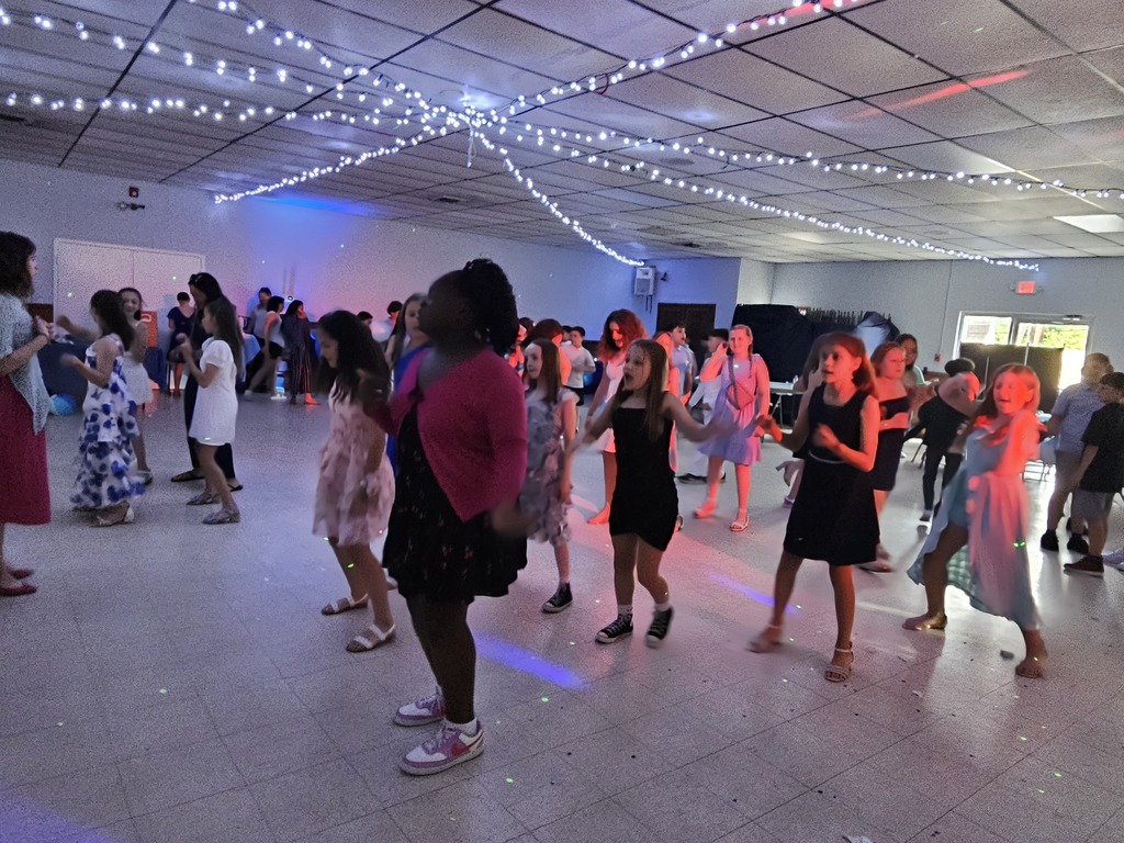 students at dance