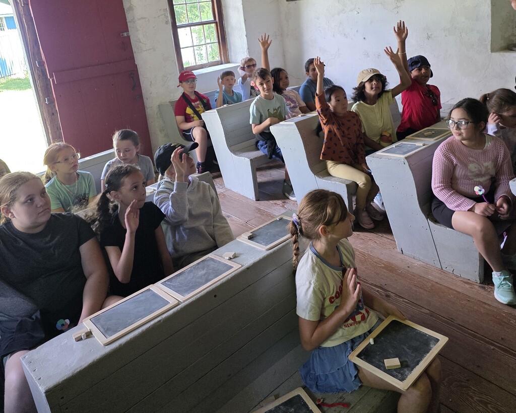 students on field trip