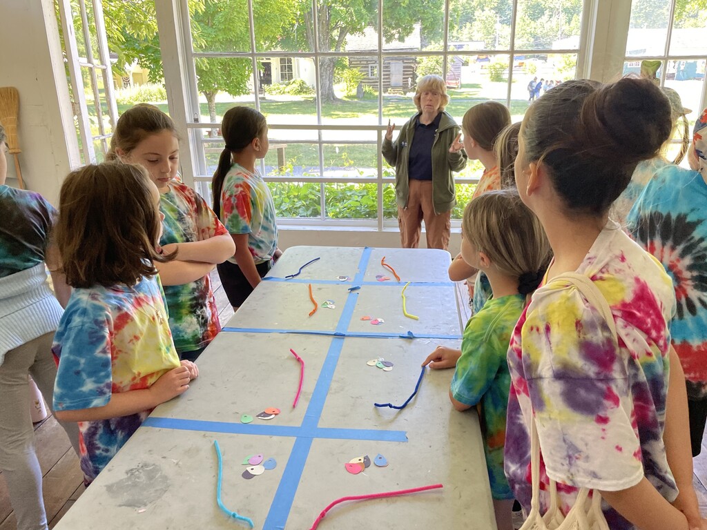 students on field trip