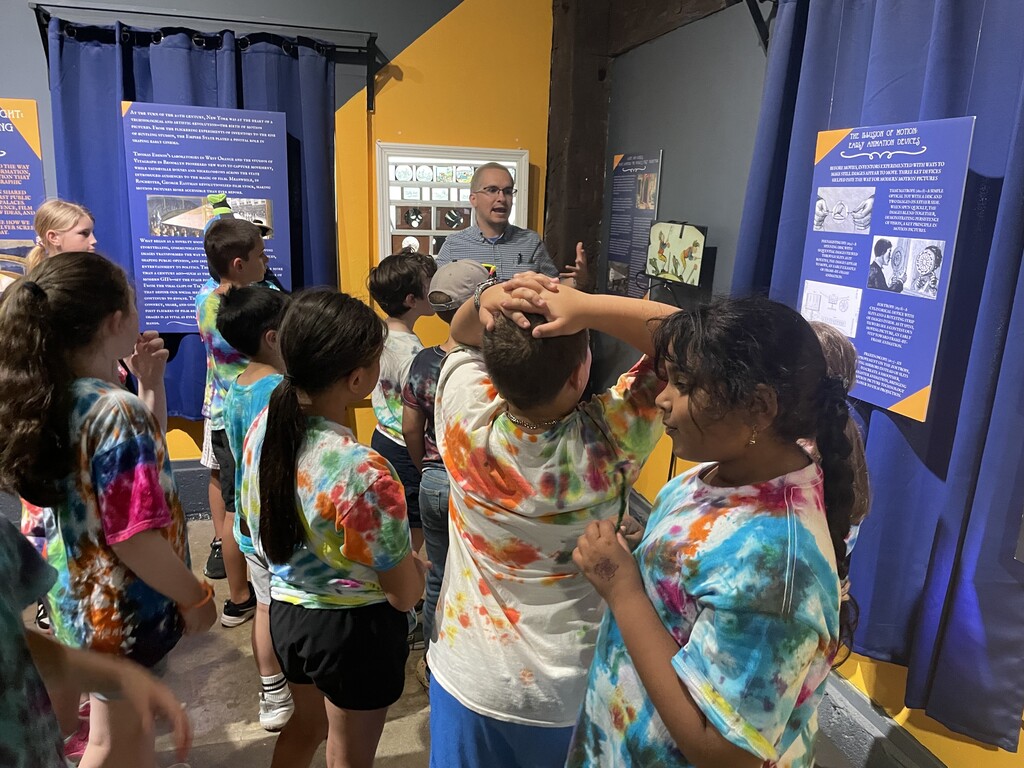 students on field trip
