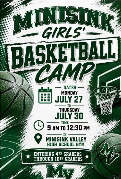 basketball camp artwork