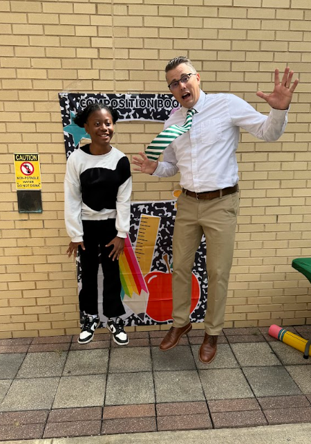 principal and student