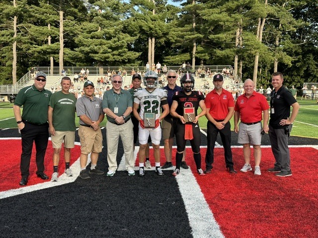 football players and coaches