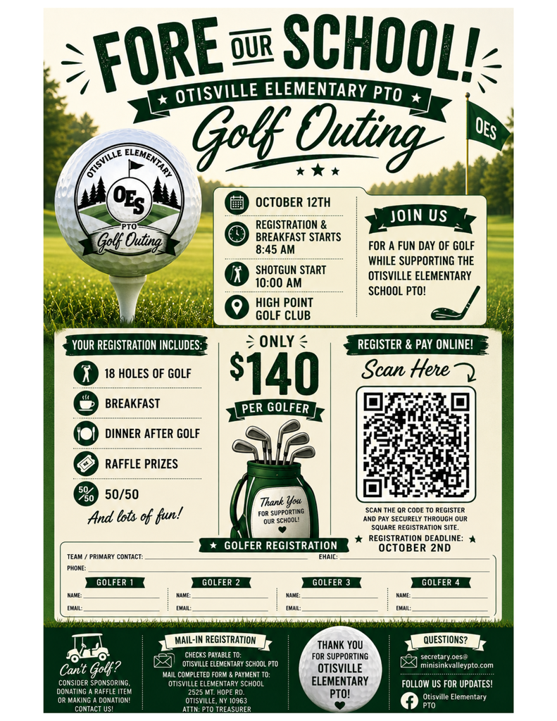 golf flyer artwork
