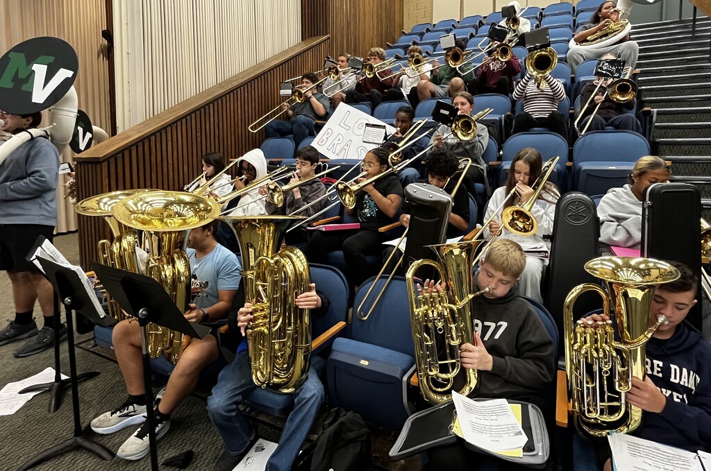 bands playing together