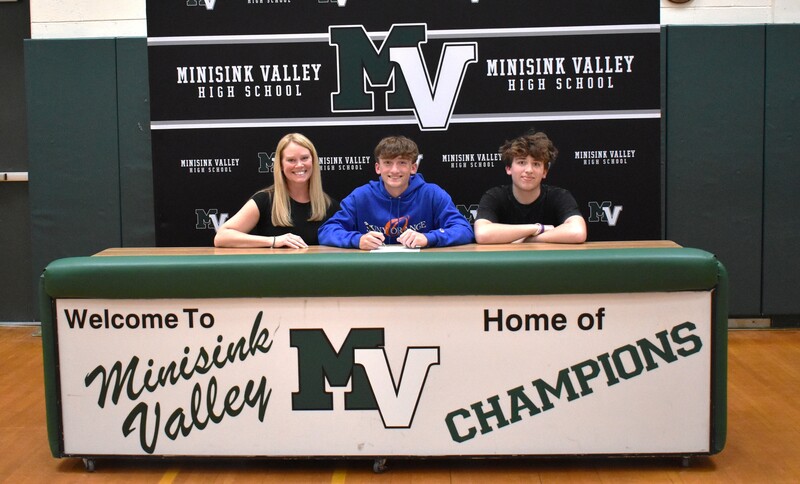 student athlete and family