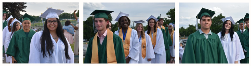 seniors at graduation