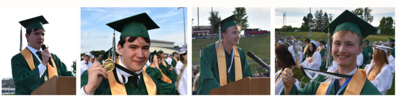 seniors at graduation