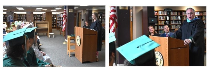 speakers at ceremony