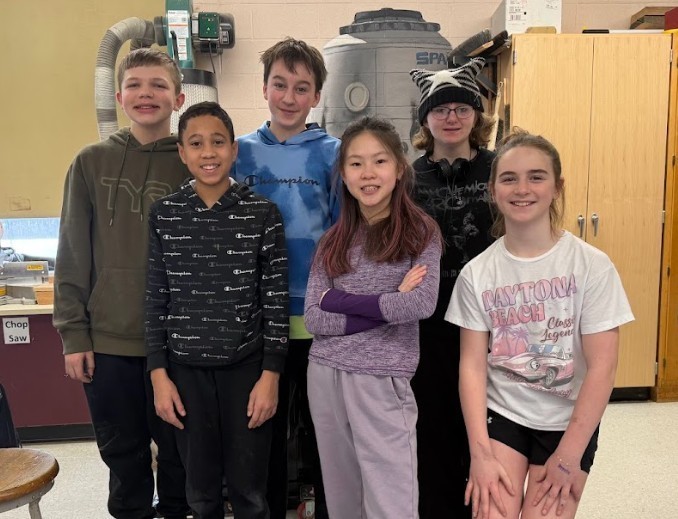 Middle School Odyssey of the Mind team