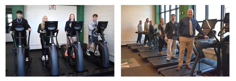 cardio room with people on equipment