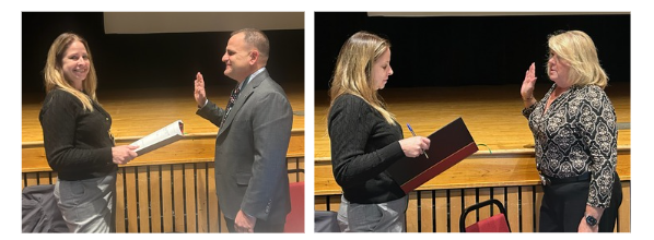 swearing in of officers