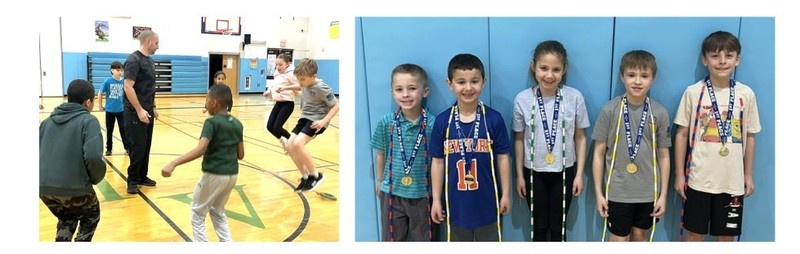 kids jumping and jump rope winners 