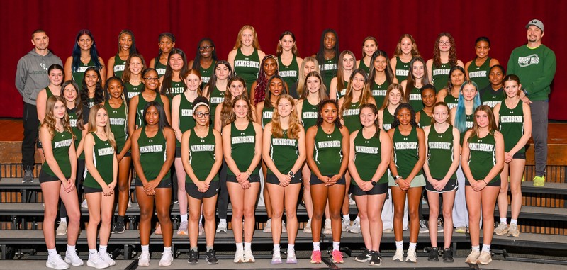 Girls Indoor track team