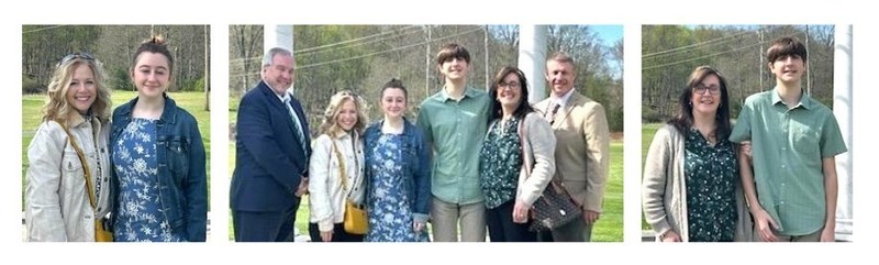 students, administrators at humanities event