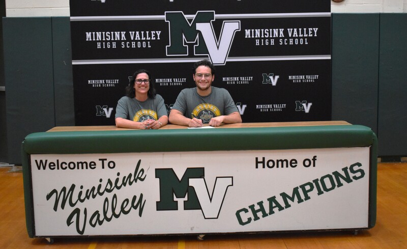 student athlete and family