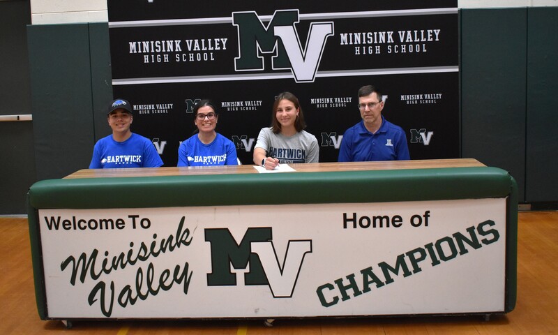 student athlete and family