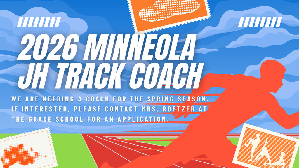 Minneola JH is in need of a track coach for the Spring 26 season. If you are interested, please contact the GS office for an application.
