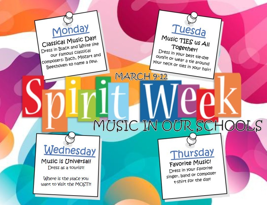 Help us celebrate "Music In Our Schools" week!