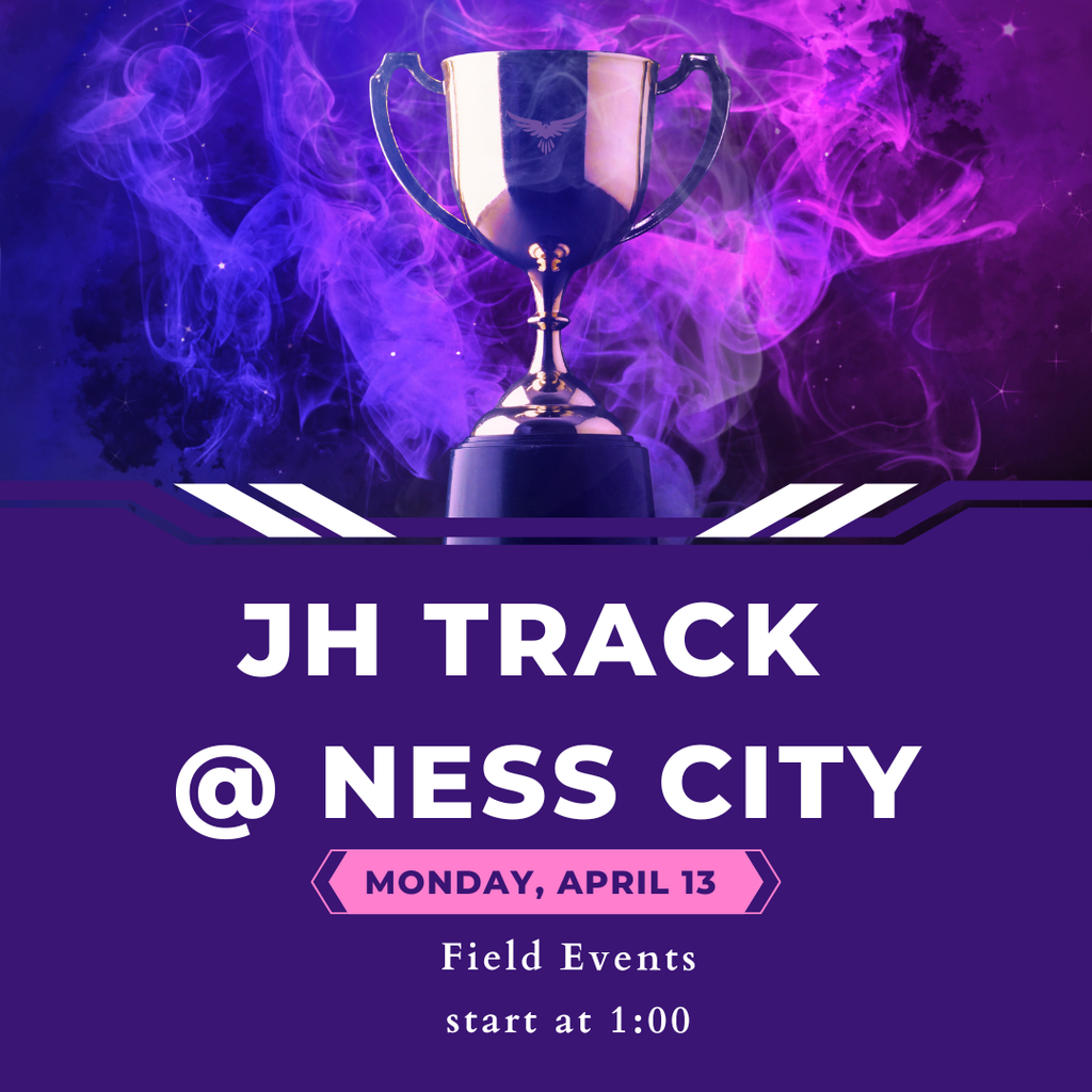 JH track will travel to Ness City on Monday, April 13. Field events start at 1:00. Good luck WIldcats!