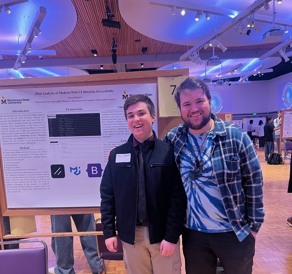 Aaron and Dakota at the Symposium