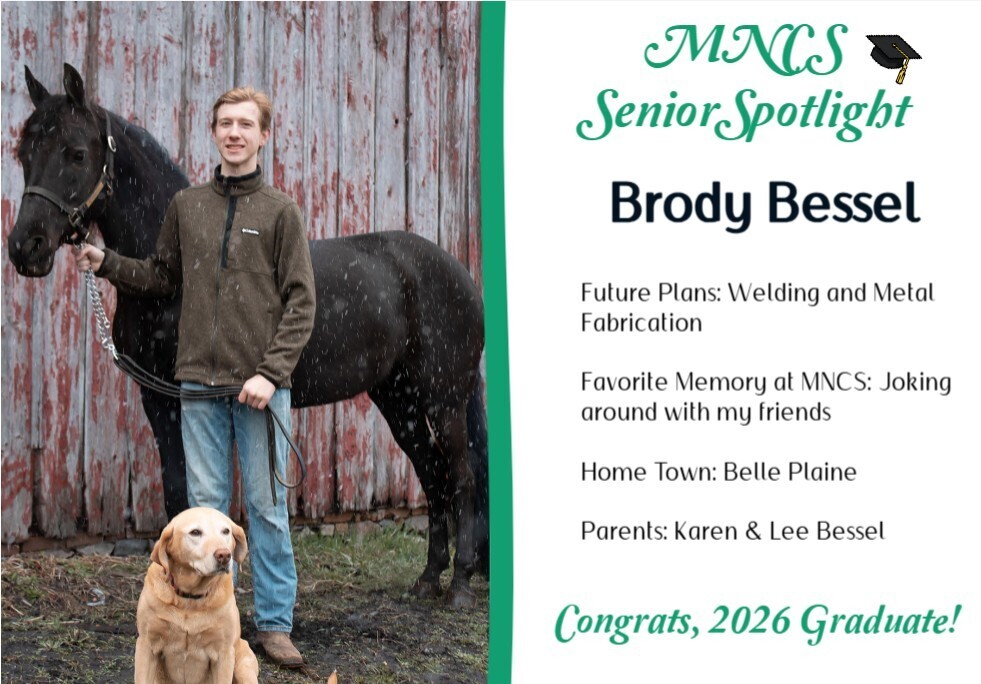 MNCS Senior Spotlight - Brody Bessel