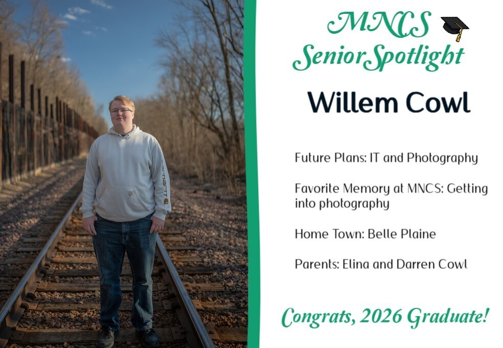 Senior Spotlight - Willem Cowl