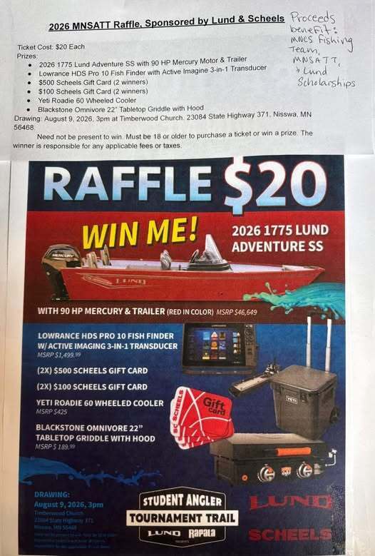 Raffle flyer