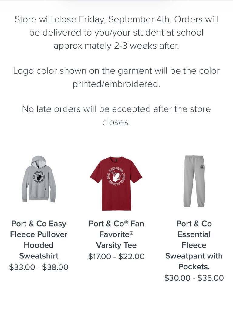 MNCS Fall Merch