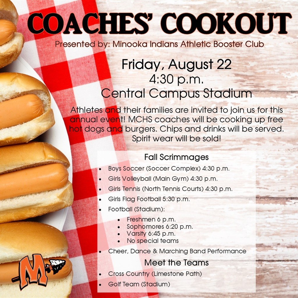 coaches cookout