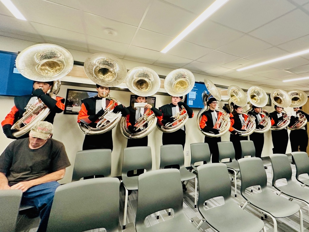 band with tubas