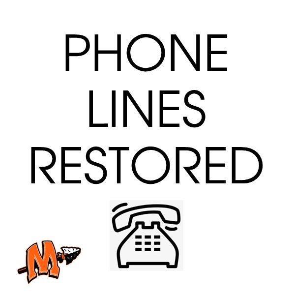 phone lines restored