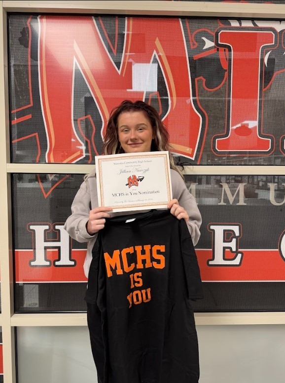 student with certificate