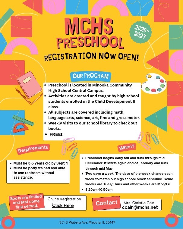 preschool registration