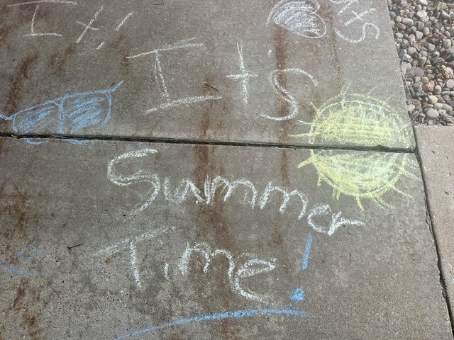 chalk sidewalk