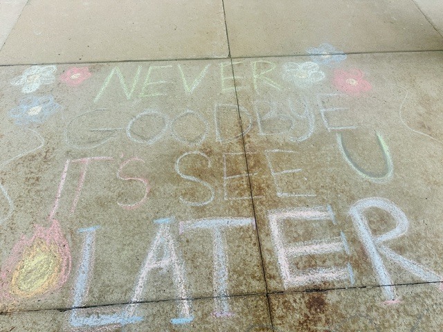 chalk sidewalk