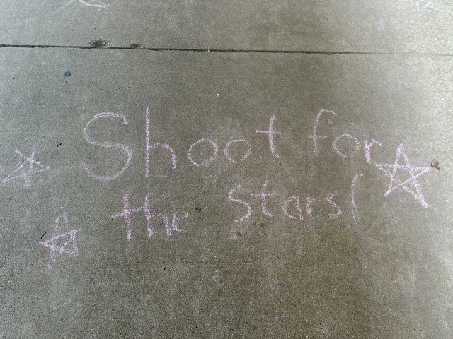 chalk sidewalk