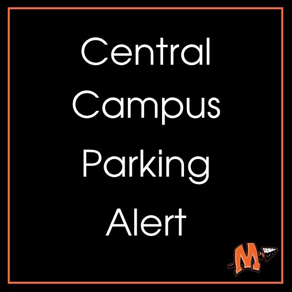 central campus parking alert