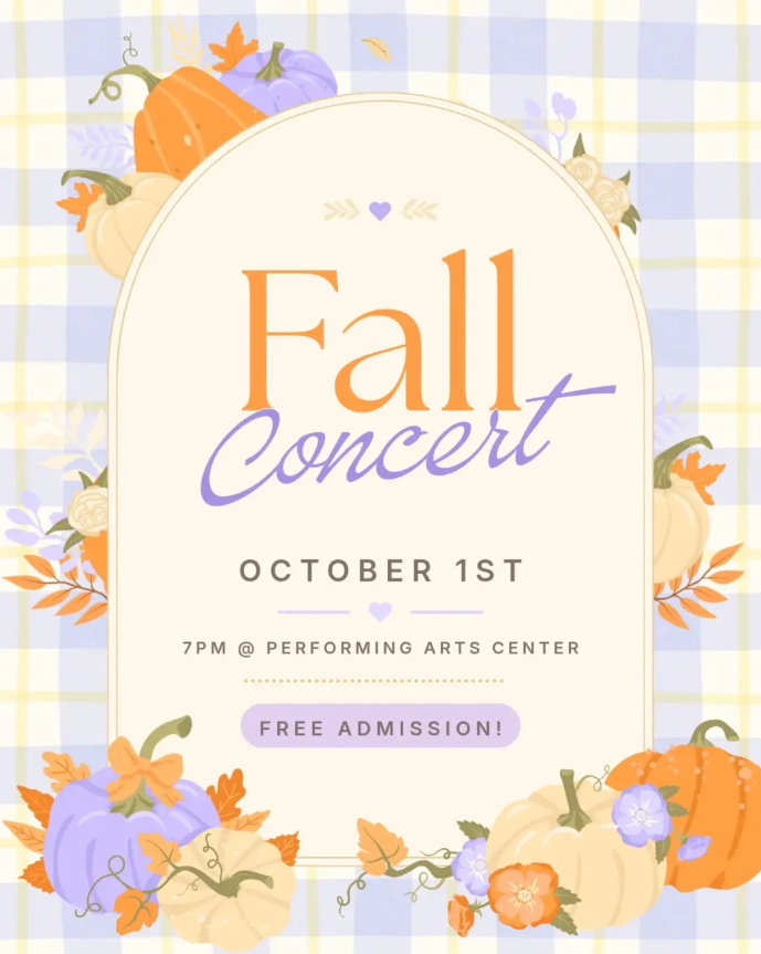 fall choir concert