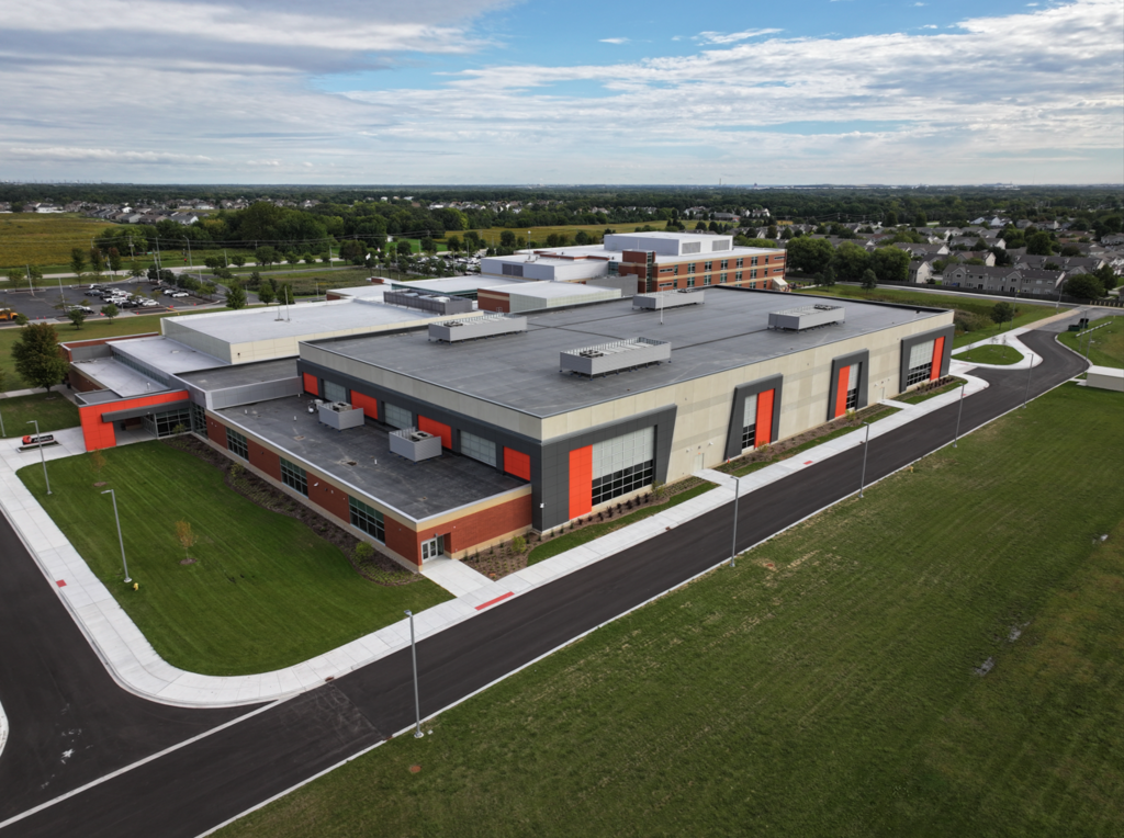 south campus drone image